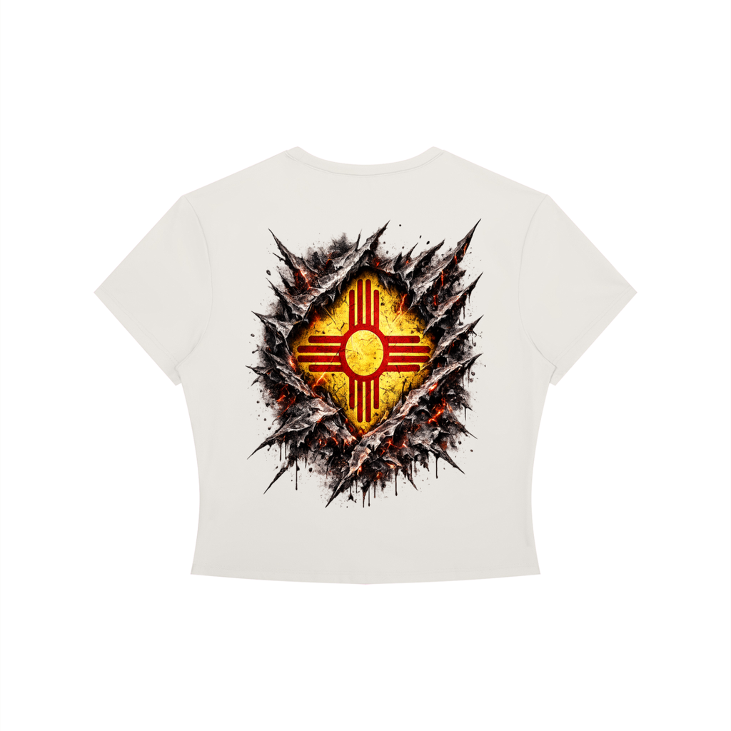 Women's Crewneck Crop T-Shirt
