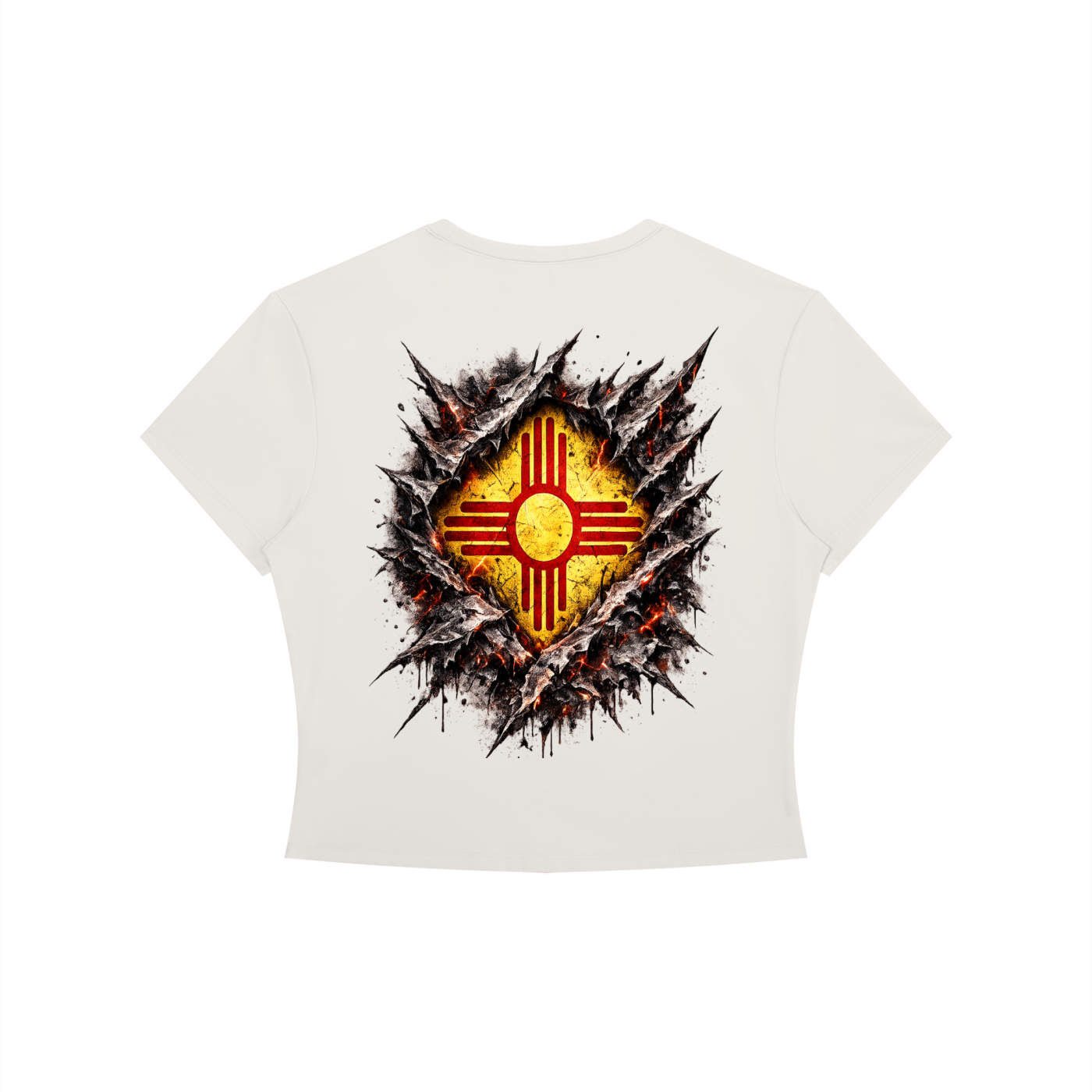 Women's Crewneck Crop T-Shirt