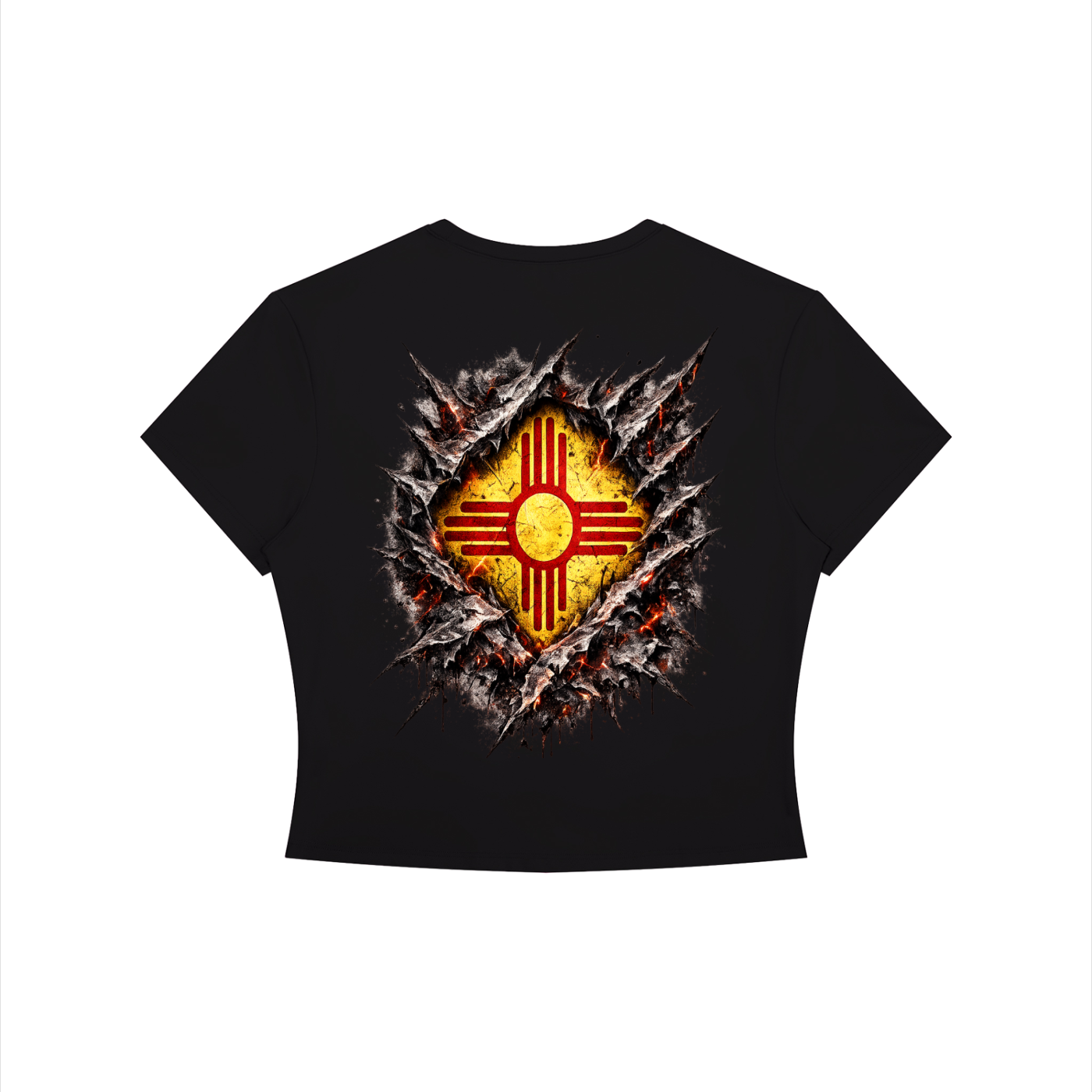 Women's Crewneck Crop T-Shirt